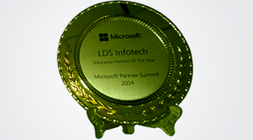 Education partner of the year 2014- by Microsoft